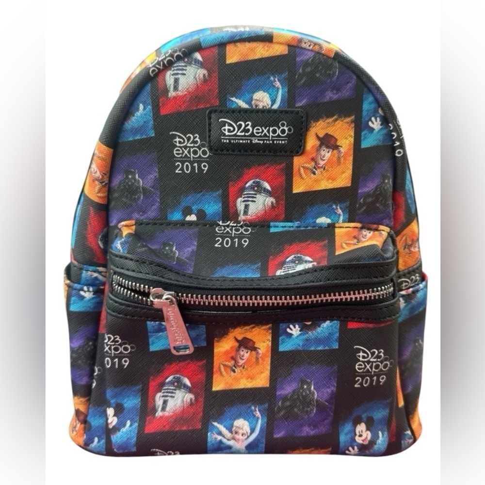 Disney‎ D23 Expo 2019 Loungefly Mini Backpack Mickey Woody Elsa R2-D2 Rare
